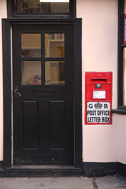 Georgian postbox in Bildeston