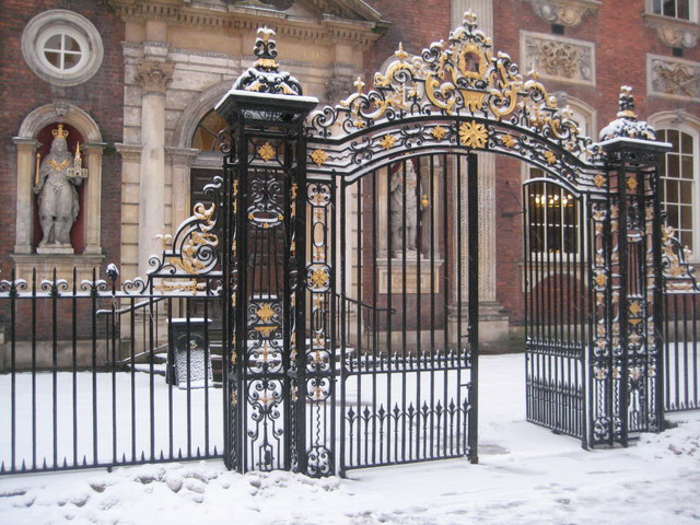 Gates to Worcester Guildhall