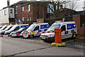 Mobile CCTV units parked at Southbrook Rise