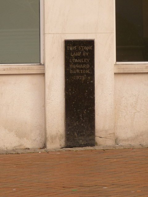 Bournemouth: foundation stone of former Burton store