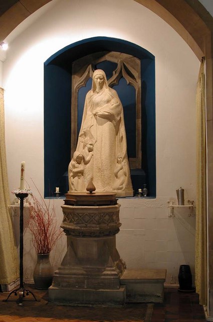 All Saints, Harrow Weald, Middlesex  - Statue