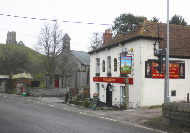 The King Alfred, Burrowbridge © Roger Cornfoot Cc-by-sa 2.0 :: Geograph 