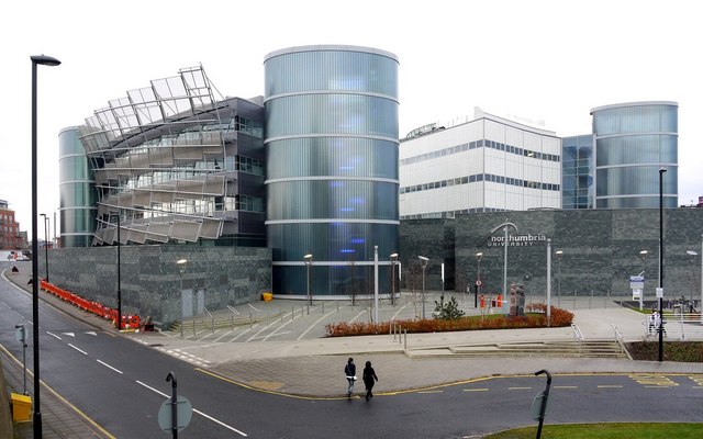 Northumbria University, City Campus East © Andrew Curtis Cc-by-sa/2.0 ...