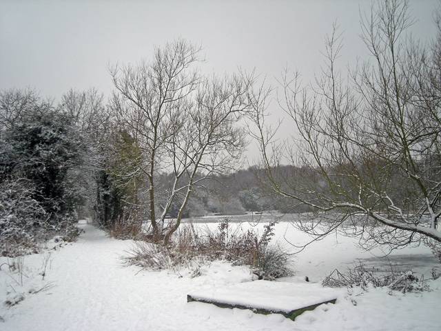 Little Dawley, Lower Balancing Pool in... © Row17 :: Geograph Britain ...