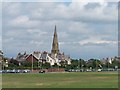 Steeple and Houses, East Beach, Lytham