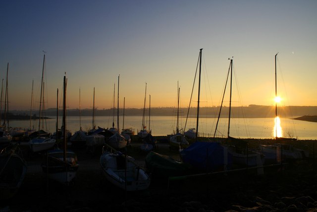 Sunrise over Carsington Water