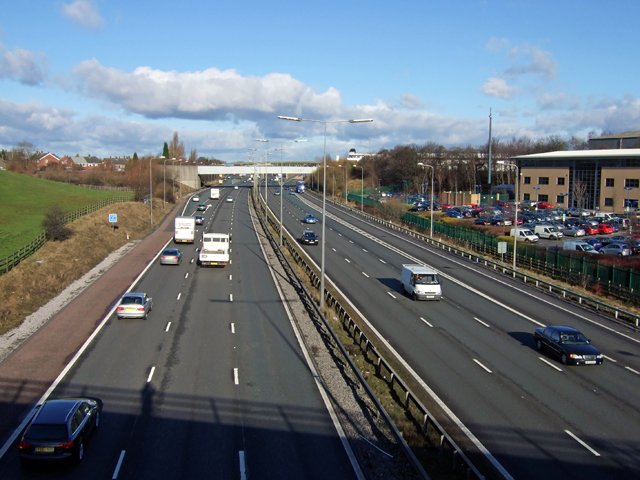 M60 Motorway.....Looking North © Bob Abell :: Geograph Britain and Ireland