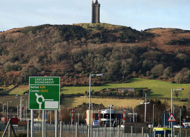 The Castlebawn roundabout, Newtownards (1)