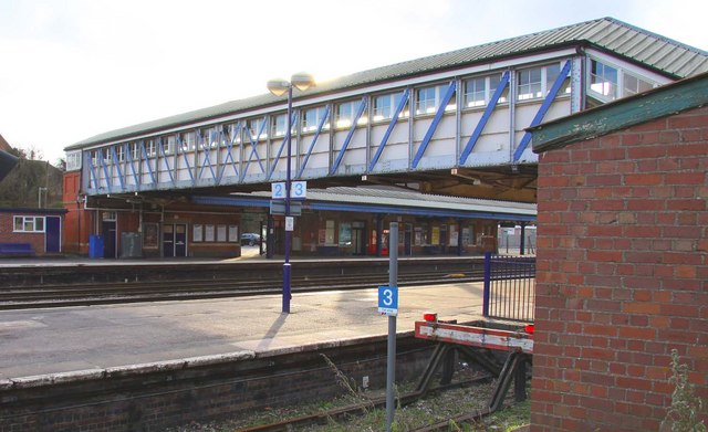 Footbridge at Newbury Station