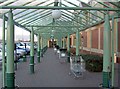 Covered walkway Morrisons supermarket Cortonwood