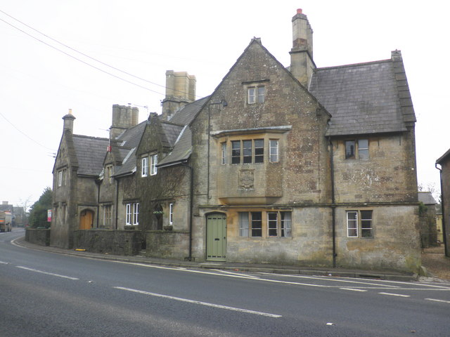Stone houses, on Doulting Hill, Doulting