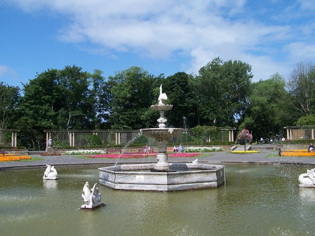 Fountain, Italian Gardens, Stanley Park, Blackpool