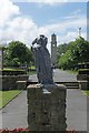 Headless (South) Statue and Clock Tower, Stanley Park, Blackpool