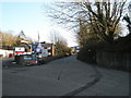 Access road to Jewson behind Haslemere Station