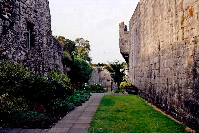 Castletown - Gardens along west castle walls