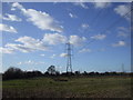 ST3684 : Transmission lines near Little Newra by John Lord