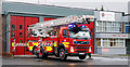 J3774 : Fire appliance, Belfast by Albert Bridge