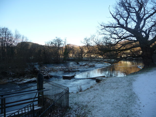 The Horseshoe Weir on the River Dee