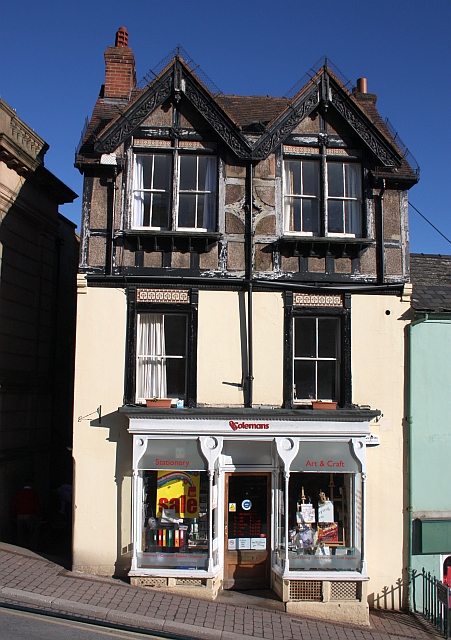 Colemans stationery shop, 5 Church Street, Malvern