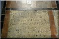 St Peter & St Paul, Harlington - Ledger slab