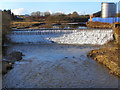 River Irwell, the weir at Warth Mills