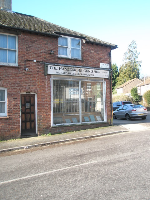 The Haslemere Gun Shop in Liphook Road