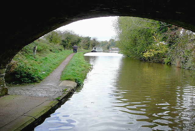 Trent and Mersey Canal at Little Haywood, Staffordshire