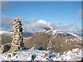 NY2008 : A slender Cairn on Lingmell by Stephen Middlemiss