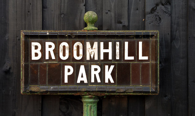 Broomhill Park sign, Belfast