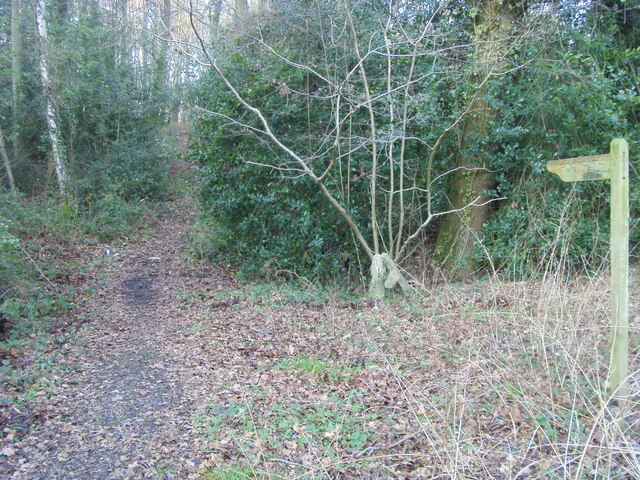 Footpath to Packridge Lane