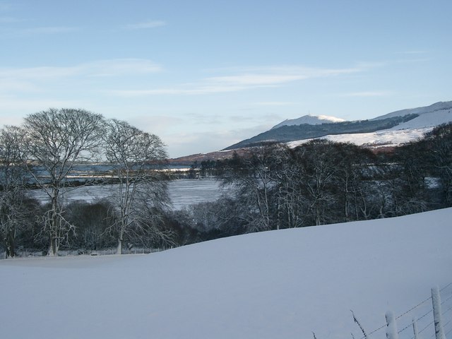 Struie Hill in winter, from Fearn