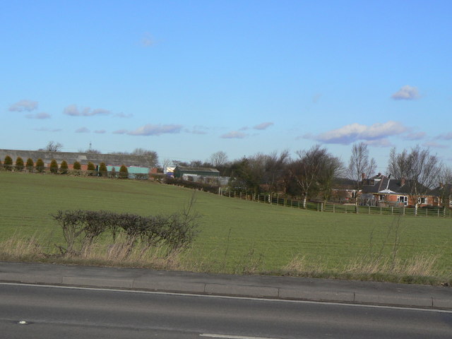 The Bungalow and adjacent farm buildings