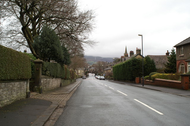 Looking down Waddington Road