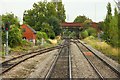 The Up Goods Loop exits near Tewkesbury Bridge