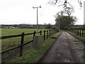 Trig. point on track to Patmans Farm