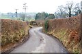 The lane to Four Crosses