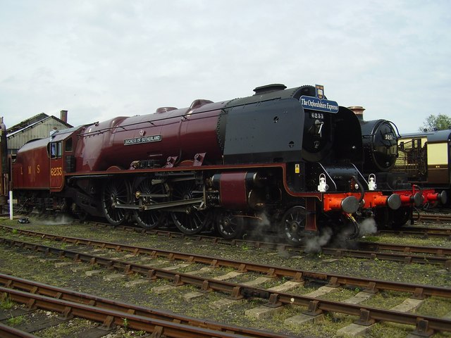 LMS 46233 Duchess of Sutherland at Didcot Railway centre