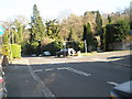 Mini-roundabout in Lion Lane