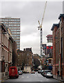 Looking east along Lever Street, London EC1