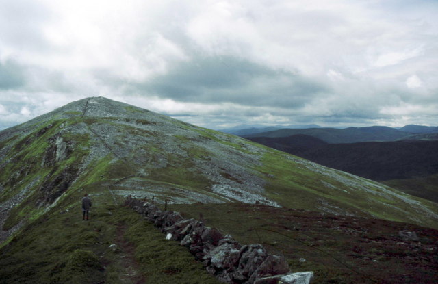 Approaching Creag Leacach from the north