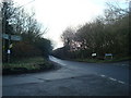 Crossroads near Fernbank Farm