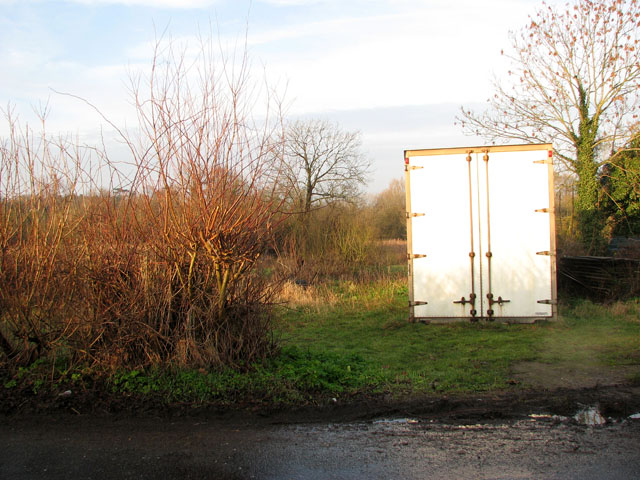Container beside Acle Road