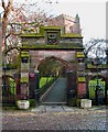 Entrance to church grounds of the Parish Church of St. Nicholas