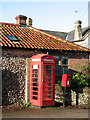 K6 telephone and postbox in The Street