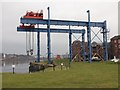 Heavy lifting gear at Preston Marina