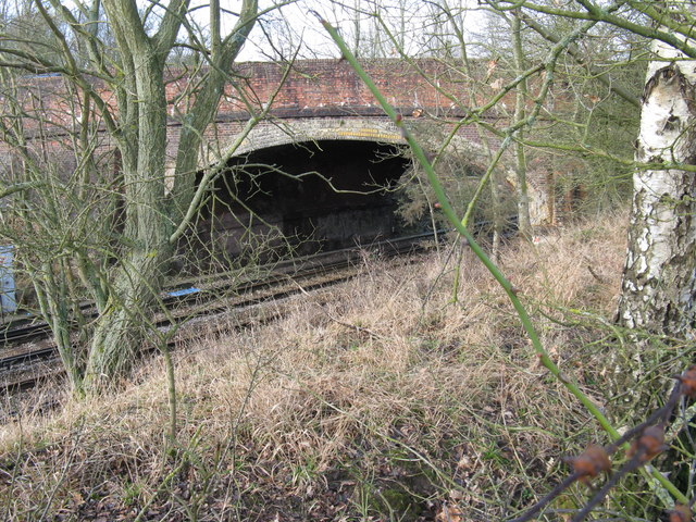 Bridge carrying the B2112 over the Lewes to Burgess Hill line