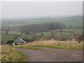 Track down from the ridge near Newbuildings