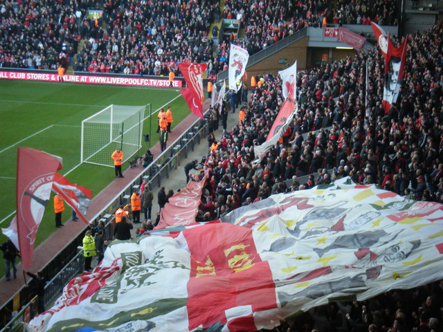 The Kop before kick-off, Anfield Stadium © Colin Pyle :: Geograph Britain and Ireland