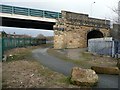 SE1628 : Railway Bridges, Cleckheaton Road, Low Moor, North Bierley by Humphrey Bolton