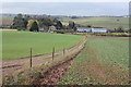 Footpath between two cropfields